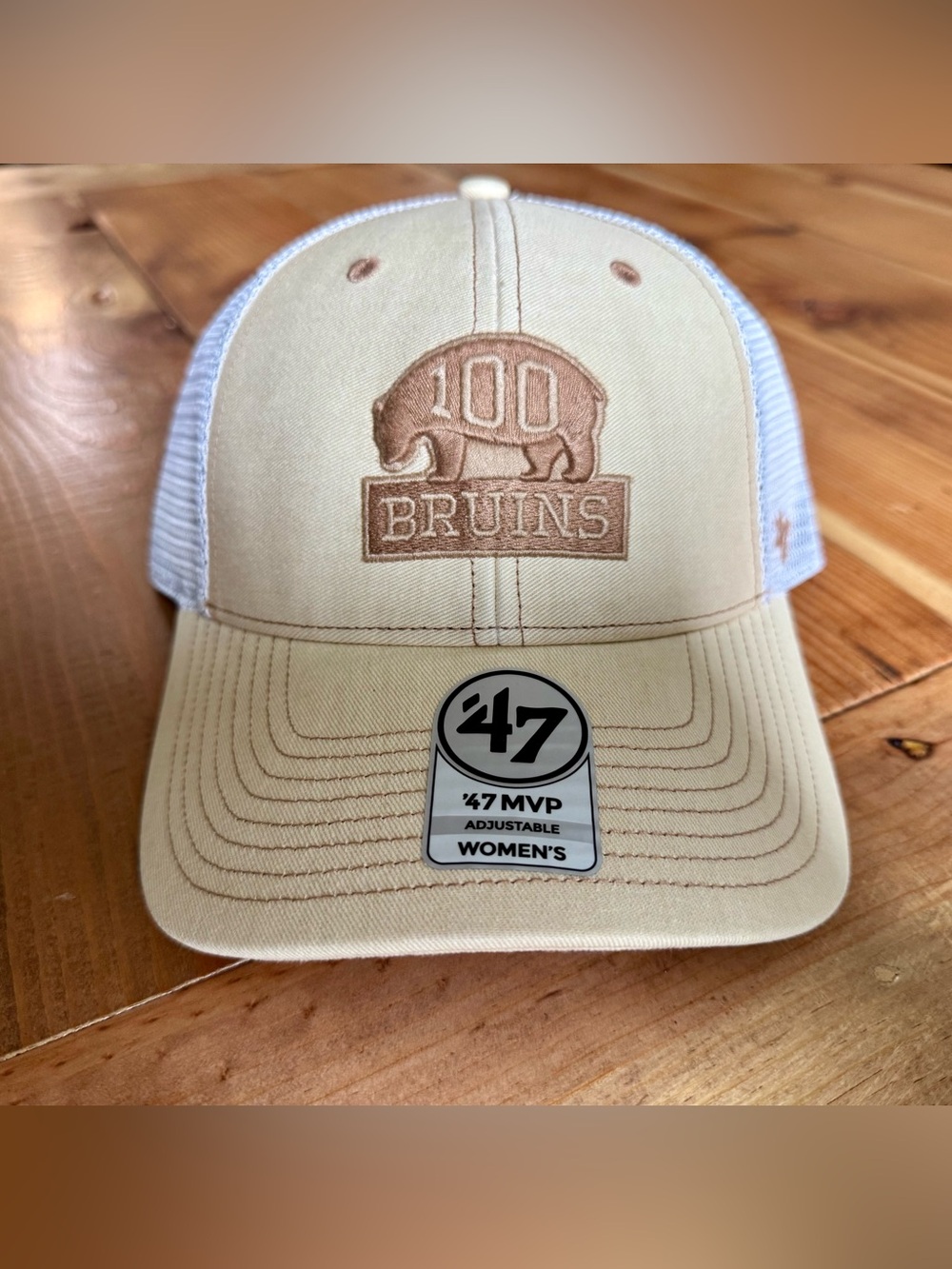 47 MVP Bruins Trucker Hat - Tan and White